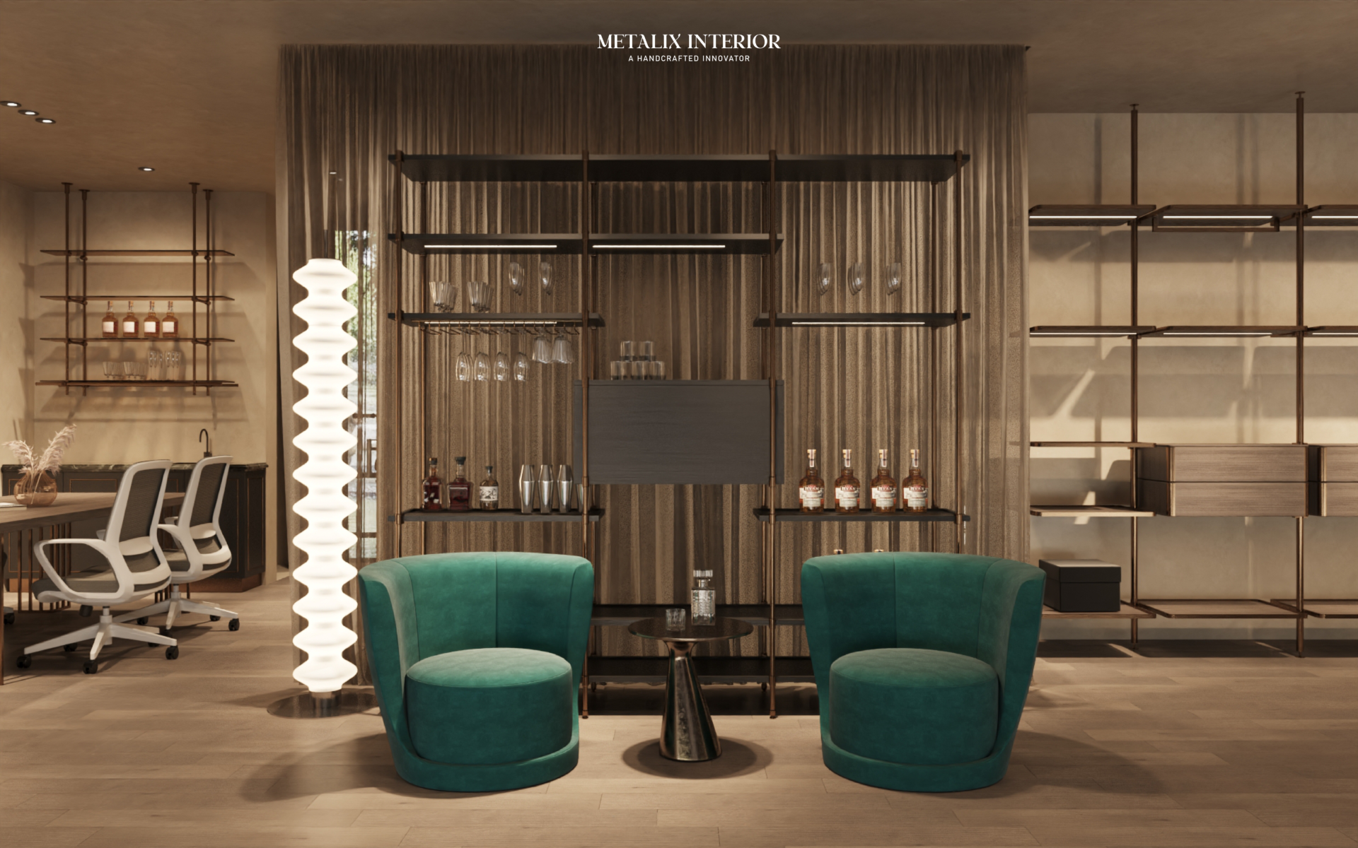 KỆ TRƯNG BÀY 09 - Metalix Interior